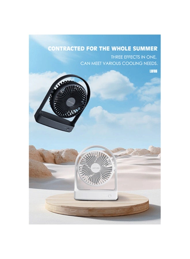 Lenyes Lenyes Lhf06 Portable Usb Rechargeable Mini Fan With Adjustable Speeds Quiet Operation And Sleek Design For Home Office And Outdoor Use  - Image 2