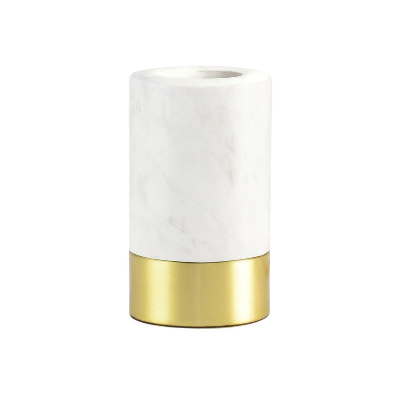 قاعدة مصباح طاولة MADISON – أبيض (تشغيل/إيقاف) – قطر 7 × ارتفاع 11 سم