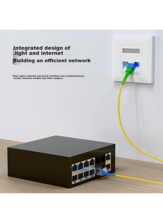 Sk-link Fiber Optic Patch Cable Fc-fc Single Mode Single Core Gigabit And 10 Gigabit Fc/apc-fc/apc Broadcast-specific Optical Cable Low Zero Halogen 3 Meters Sk-txsm (apc) - Image 3