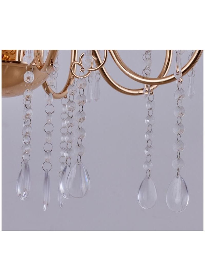 6 head Crystal Chandelier Pendant Lights Luxury Dining Room Decoration LED Vintage Ceiling Lamp - Image 4