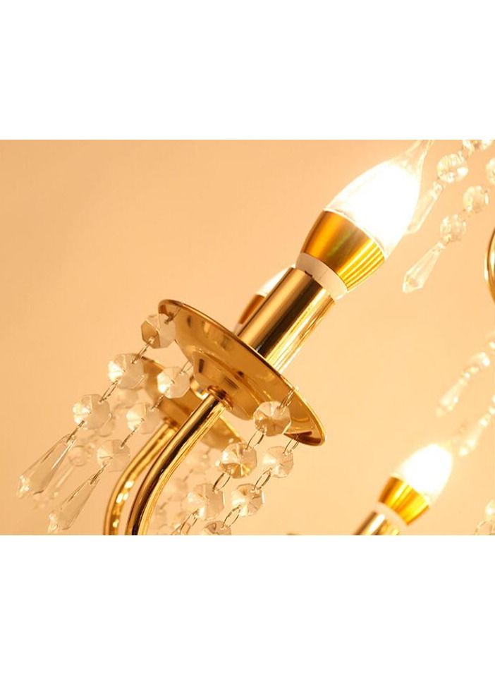 6 head Crystal Chandelier Pendant Lights Luxury Dining Room Decoration LED Vintage Ceiling Lamp - Image 5