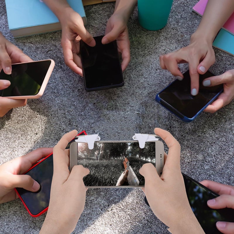 زوج أزرار تشغيل الألعاب المحمولة للهواتف الذكية - وحدة تحكم حساسة للتصويب والتصويب - Image 4