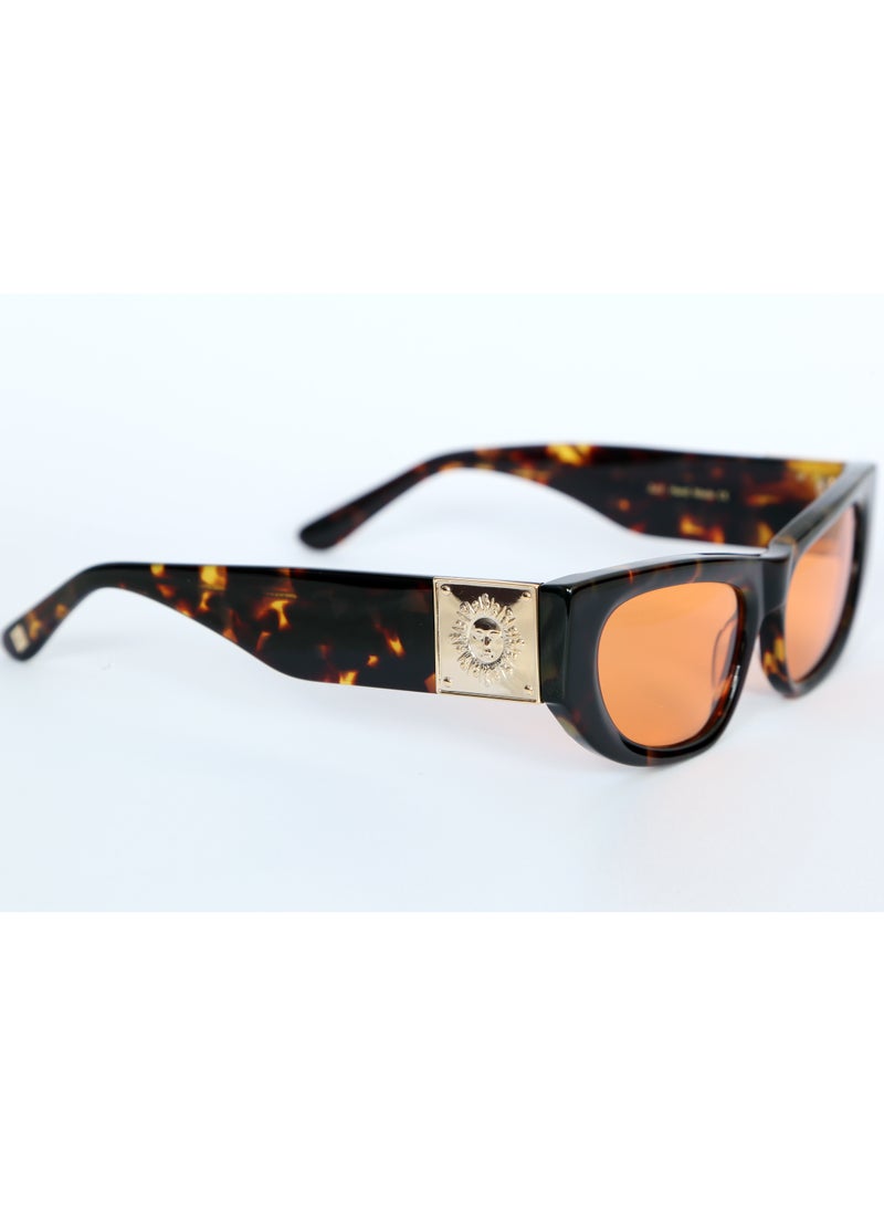 SOL.K Bosto-K Orange Sunglasses – Bold Havana Frame with Vibrant Orange Lenses & UV400 Protection - Image 4