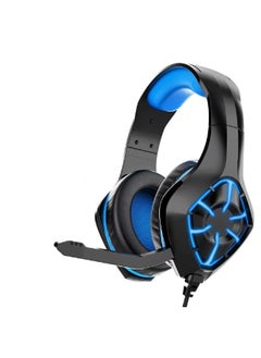 YONK سماعة رأس سلكية للألعاب RGB فوق الأذن مع ميكروفون لجهاز PS4 وPS5 وXOne وXSeries وNswitch والكمبيوتر الشخصي  - Image 1