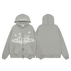 Generic Mens Broken Planet Hoodie Sweatshirt Suit BP-H228 Grey Hoodie 