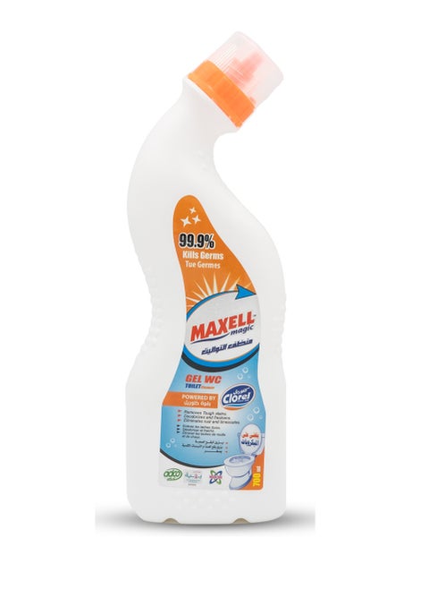 Maxell Magic Toilet Cleaner | 700ml Bleach Formula for Deep Cleaning & Disinfection Powerful Stain Removal, Rust & Limescale Eliminator, Deodorizer & Germ-Killer