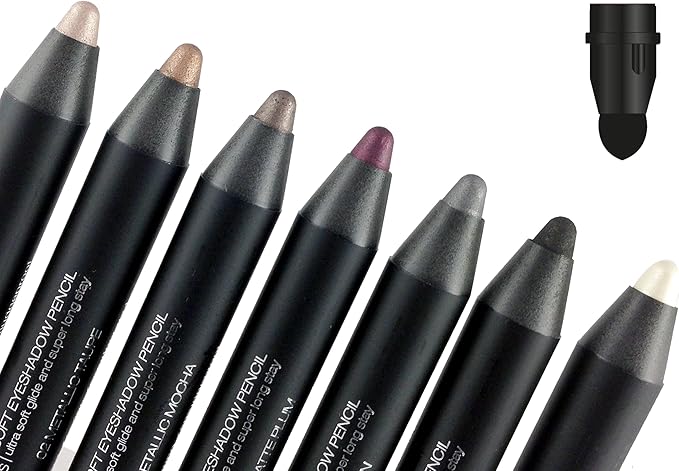 Makki Metallic Mocha Soft EyeshadowEyeliner Pencil 03 Colour Eye Shadow and eye liner stick - Image 3