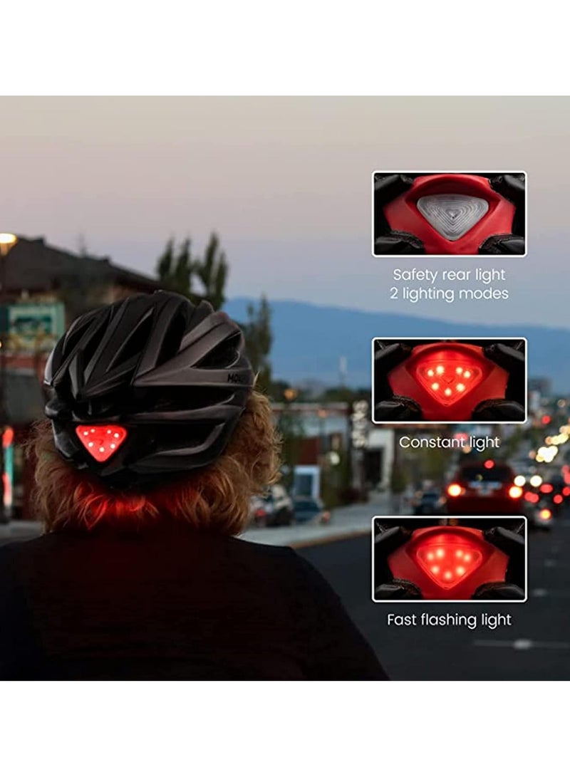 INFLUX Bike Helmet, Bicycle Helmet for Men Women with Detachable Sun Visor Quick Release Strap Cycling Helmet Microshell Design Adjustable Size for Adult Mountain Road Safety Protection - Image 2