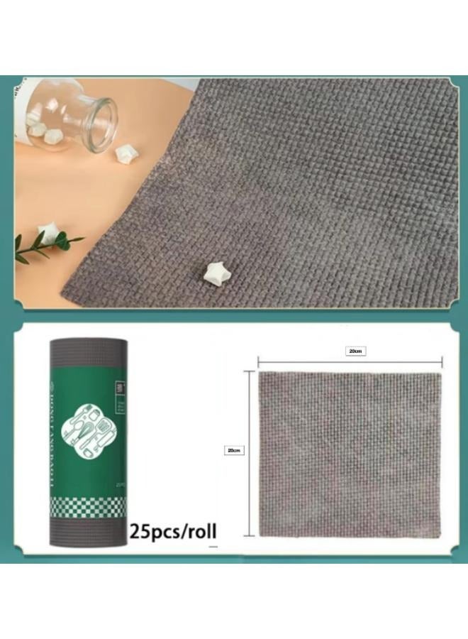 1 Roll Resistant Reusable Kitchen Rags, Dishcloths, High Friction Wipes, Heavy Duty - Image 2