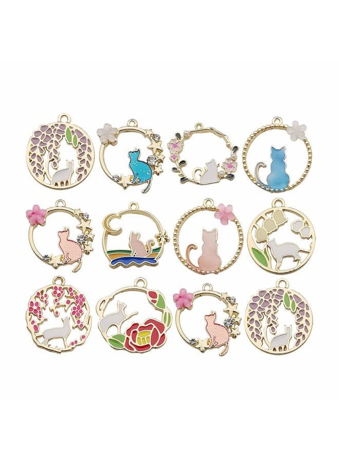 WOCRAFT pcs Gold Plated Enamel Charms Pendant for Jewelry Making Necklace Bracelet Earring and Slime DIY Jewelry Accessories Charms c1000 - Image 1
