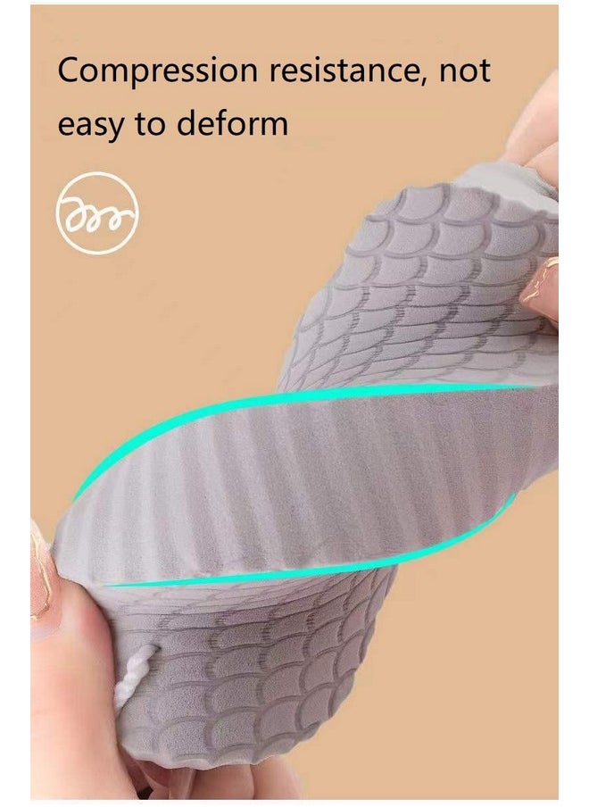 Axnzp 3Pcs Magic Exfoliating Bath Sponge,3D Super Soft Exfoliating Bath Sponge, Skin Friendly And Reusable For Adults Children And Pregnant Women. (Pink+Blue+Gray)  - Image 5