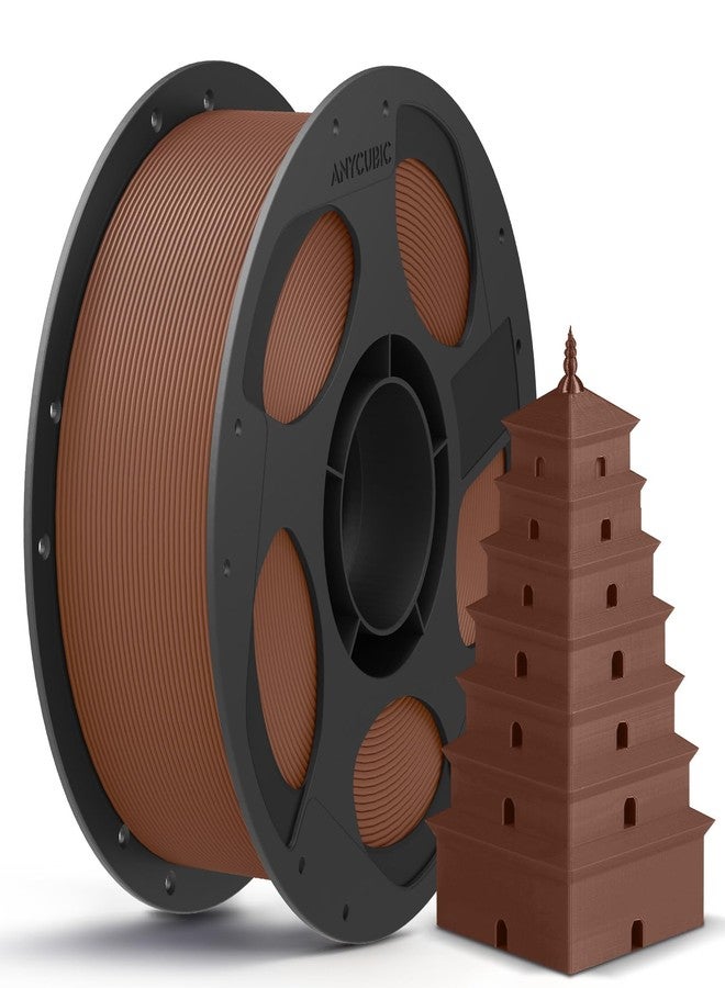 ANYCUBIC PLA 3D Printer Filament, 3D Printing PLA Filament 1.75mm Dimensional Accuracy +/- 0.02mm, 1KG Reusable Spool (2.2 lbs), Bronze - Image 1