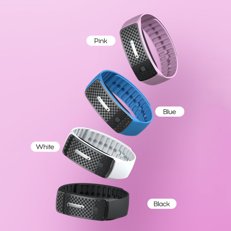 Mosquito Repellent Bracelet: Safe Physical Repellent, No Chemicals - Waterproof Wearable, 3 Adjustable Gears, 10 Day Battery Life, USB Rechargeable - Lightweight 36.5g White Bracelet for Indoor Outdoo - Image 5