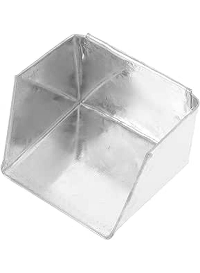 Mini Metal Desktop Dustpan Rust Resistant Tabletop Garbage Shovel 7x7x5cm Household Cleaning - Image 1