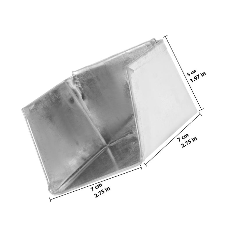 Mini Metal Desktop Dustpan Rust Resistant Tabletop Garbage Shovel 7x7x5cm Household Cleaning - Image 3