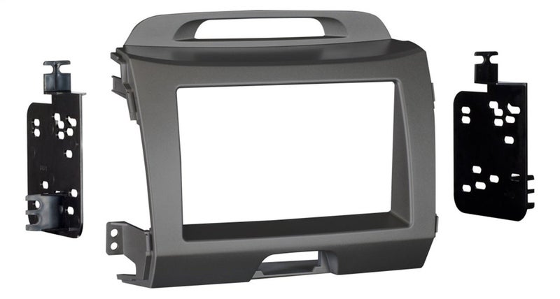 Metra Electronics 95-7344G Double DIN Dash Installation Kit for 2011 Kia Sportage Vehicles (Gray) - Image 2