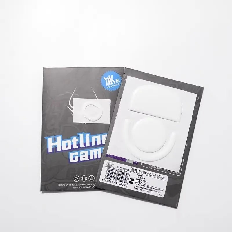 Hotline Games ICE Mouse Skates for Logitech G Pro Wireless, G Pro X Superlight 1 2, Dex, 2C, Gpx, Arc Design Ptfe Glides - Image 1
