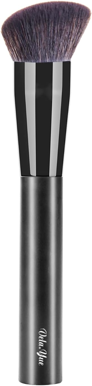 VelaYue Liquid Foundation Makeup Brush Synthetic Round Slant Buffing Blending Thick Creams Face Brush