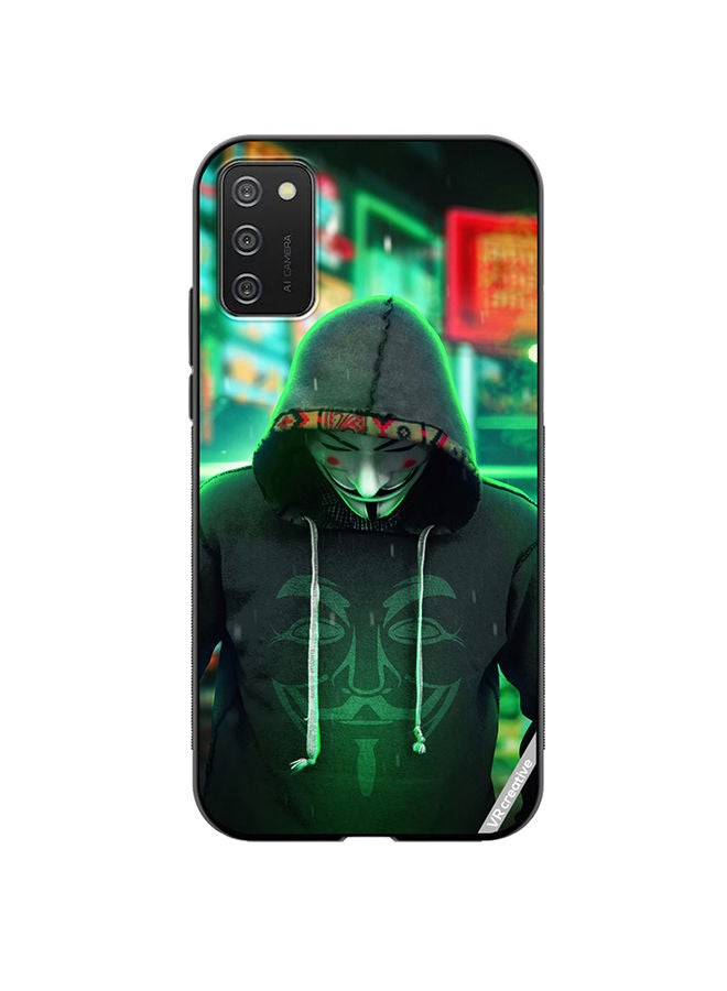 VR CREATIVE Protective Case Cover For Samsung Galaxy A03s Joker Mask In Joker Jacket Design Multicolour - Image 1