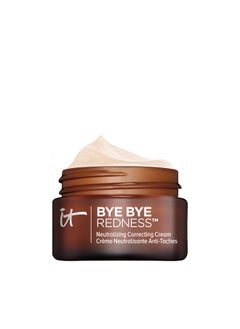 IT COSMETICS Bye Bye Redness, Transforming Porcelain Beige - Neutralizing Color-Correcting Cream - Reduces Redness - Long-Wearing Coverage - With Hydrolyzed Collagen - 0.37 Fl Oz  - Image 1