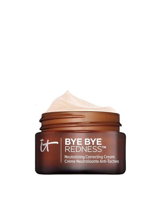 IT COSMETICS - Bye Bye Redness, Transforming Porcelain Beige - Neutralizing Color-Correcting Cream - Reduces Redness - Long-Wearing Coverage - With Hydrolyzed Collagen - 0.37 Fl Oz - Image 1
