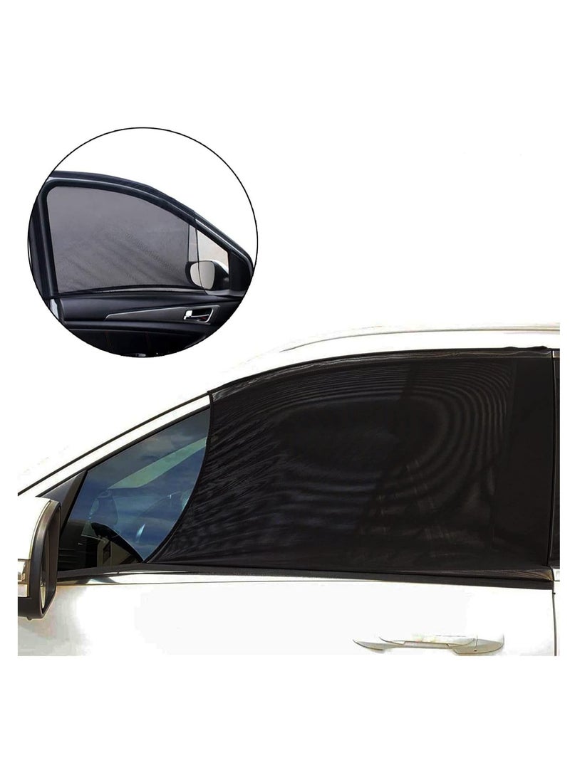Generic Car side window sun shade to block sun rays (Pack of 2)  - Image 1