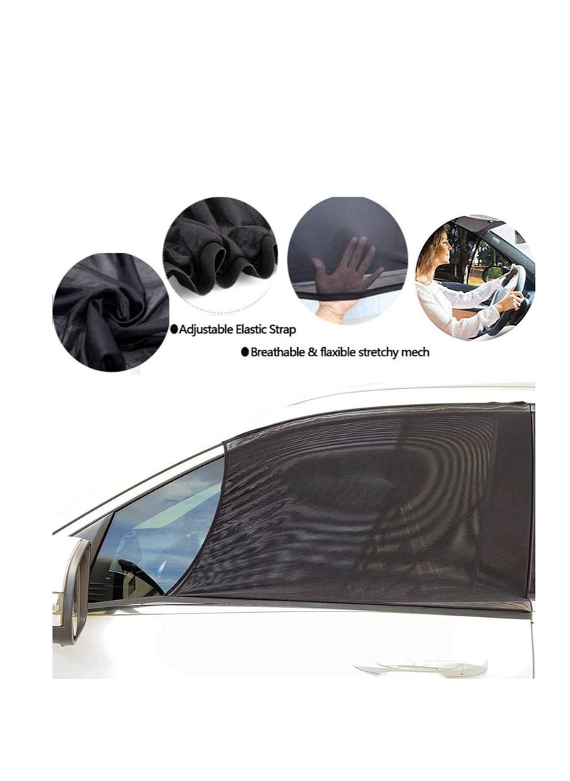 Generic Car side window sun shade to block sun rays (Pack of 2)  - Image 3
