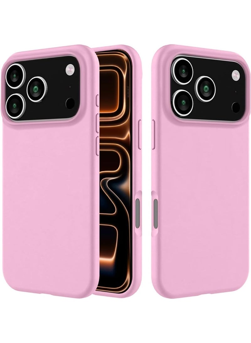 Premium Liquid Silicone Case for iPhone 17 Pro Slim Fit, Soft Touch with Microfiber Lining & Enhanced Camera Protection - Durable & Anti-Fingerprint | Pink - Image 5
