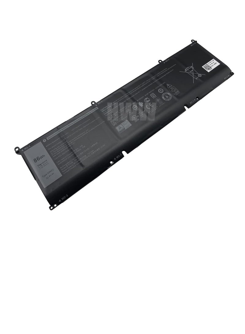 Zexen 11.4V 86Wh 69KF2 Battery Compatible with Dell Alienware M15 M17 R3 Precision 5550 XPS 15 9500 8FCTC 70N2F M59JH Series - Image 1
