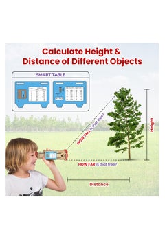 Smartivity Telescope STEM DIY Toys for Kids 8 to 14 Years Measure Height & Distance Best Birthday Gifts for Boys & Girls Age 8 10 12 14  - Image 3