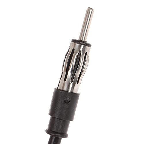 Azuocn Universal Car Stereo FM Radio Antenna Signal Booster Amplifier Amp,12V Power Supply DIN Plug Connector Adapter for Vehicle Truck SUV Car Audio Radio Stereo Media Head Unit Receiver - Image 5