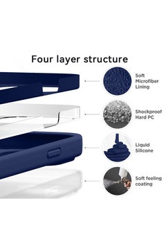 Mida iPhone 15 Case, Full Body Protection with Soft Silky Texture, Shockproof Cover with Microfiber Lining  - Image 5