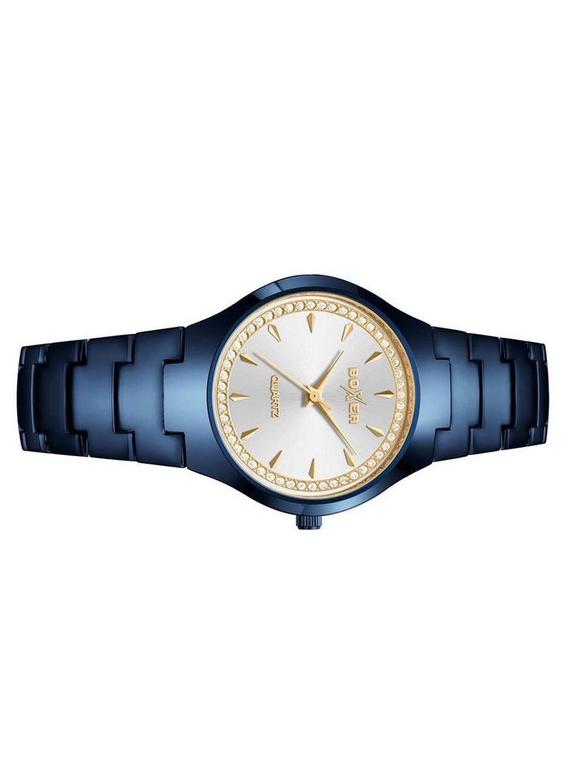 بوكسر ساعة بوكسر BX-073-8 للرجال، أنالوج، بسوار أنيق من الفولاذ المقاوم للصدأ، متينة وأنيقة - Image 2