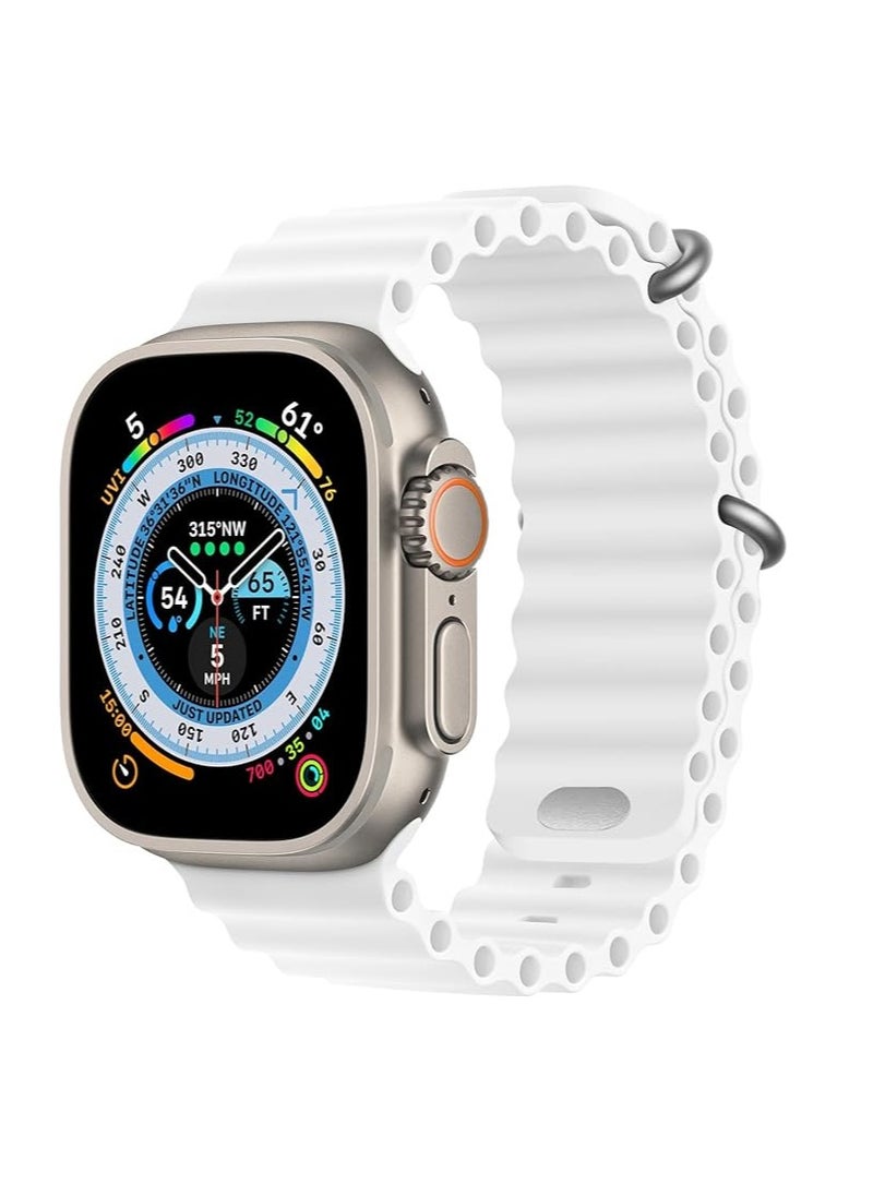 Generic - X8+ Plus Ultra Series 8 Smart watch 2.08 Inch IPS display NFC Bluetooth V5 Call Waterproof IP67 Wireless Charger - white - Image 1