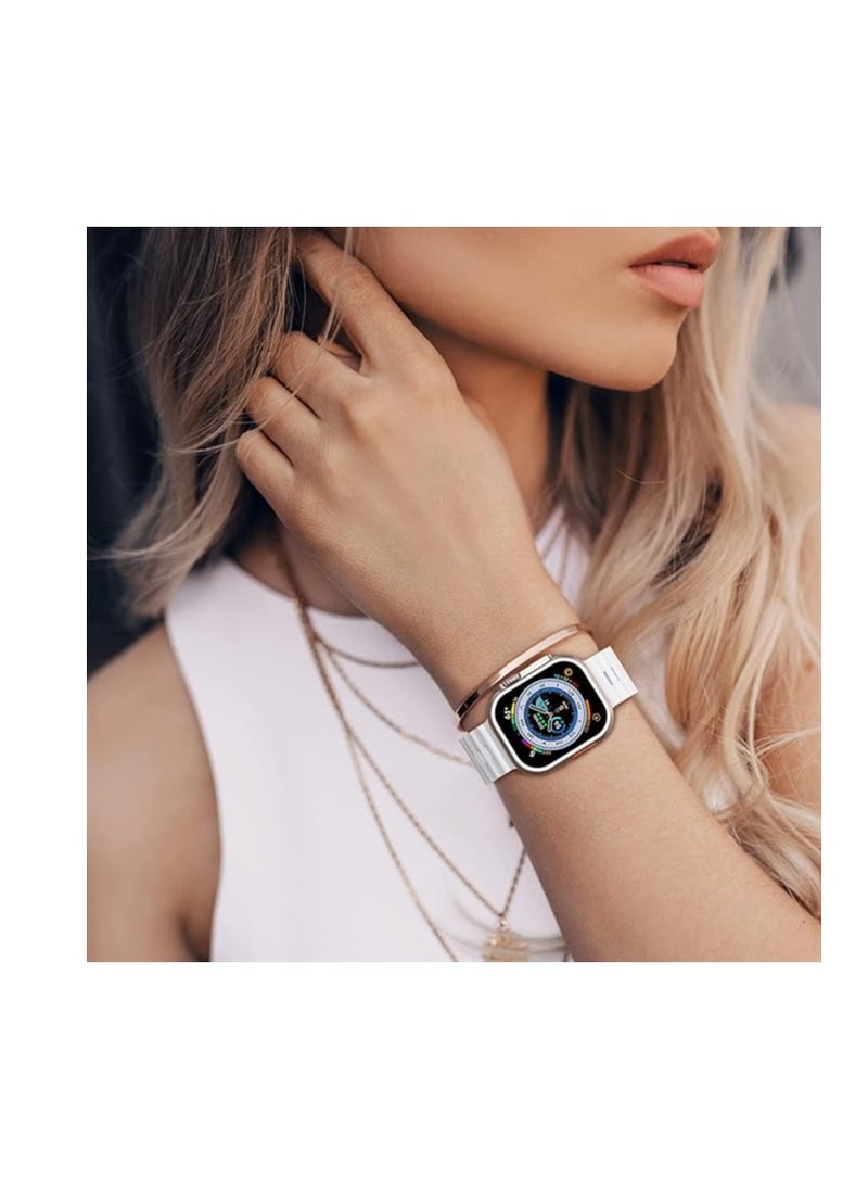 Generic - X8+ Plus Ultra Series 8 Smart watch 2.08 Inch IPS display NFC Bluetooth V5 Call Waterproof IP67 Wireless Charger - white - Image 1