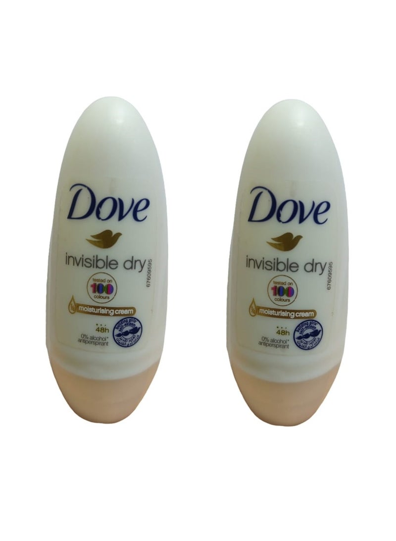 دوف مزيل عرق رول 50 مل انفيزبل دراي