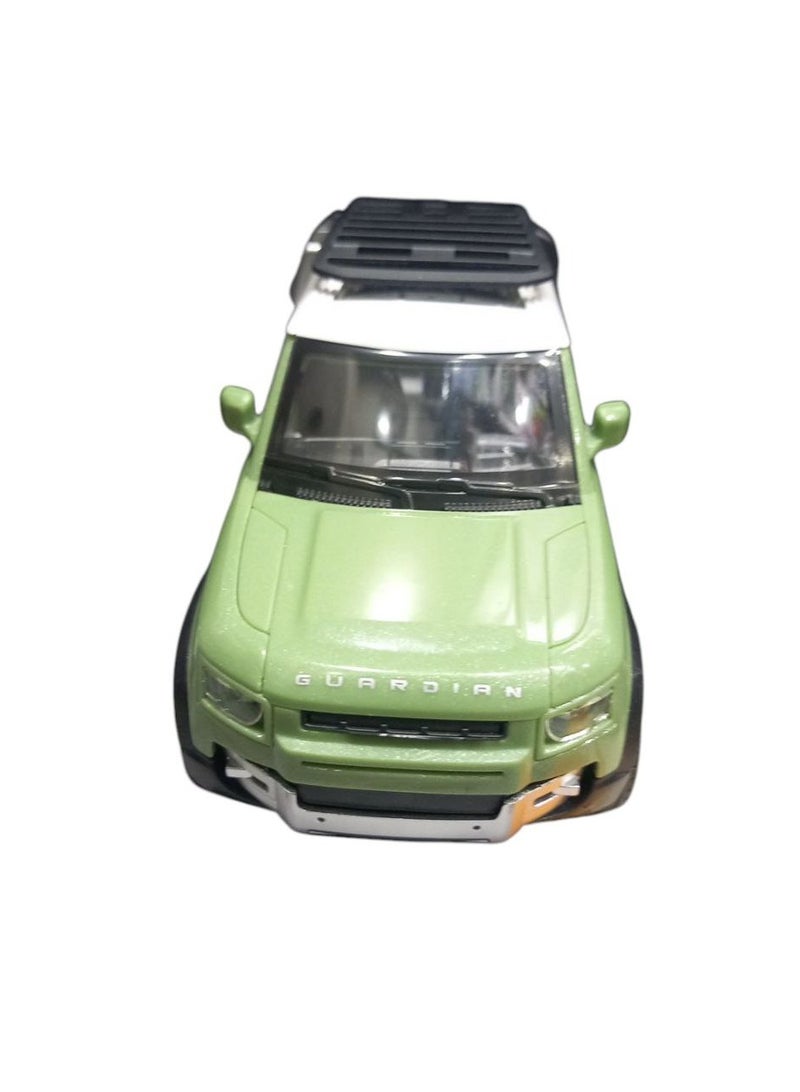 مجموعة هدايا مركبة دفاعية بلاستيكية مصبوبة بمقياس 1/32، مجموعة ألعاب محاكاة مركبة للطرق الوعرة باللون اخضر - Image 1
