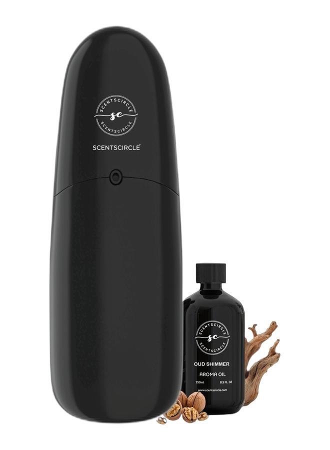 Scentscircle Atom 2.0 Plug-in Scent Diffuser Combo with Oud Shimmer 250ml Aroma oil - Image 1