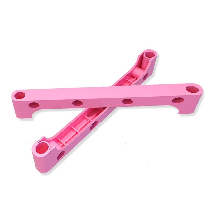 Sterling Sterling Book Shelf for Home Library Book Stand Book Rack for Study Room Book Stand Shelf Plastic Powder Coated Finish Set of 4 Layer Pink Color - Image 3