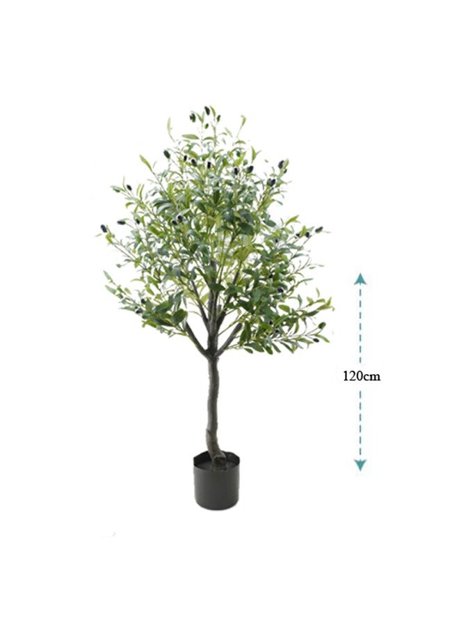 DRAMA HOME Artificial Olive Tree120 cm Tall A Touch of Nature for Your Home or Office Decor  - Image 2