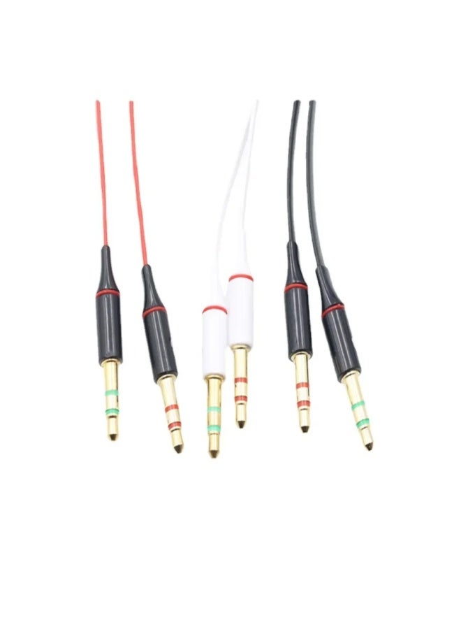 Notebook Computer Headset Microphone Two-In-One Adapter 3.5 Audio Splitter Fiber Optic Connection Head/Adapter-Color:White - Image 5