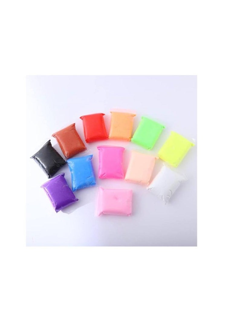 Generic - 48 Pieces Air Dry Foam Clay for Kids, Non-Sticky Hands with Creative Tools, Hypoallergenic and Eco-Friendly, Suitable for Kids and Adults, Perfect for Crafts and Art Creation - Image 1