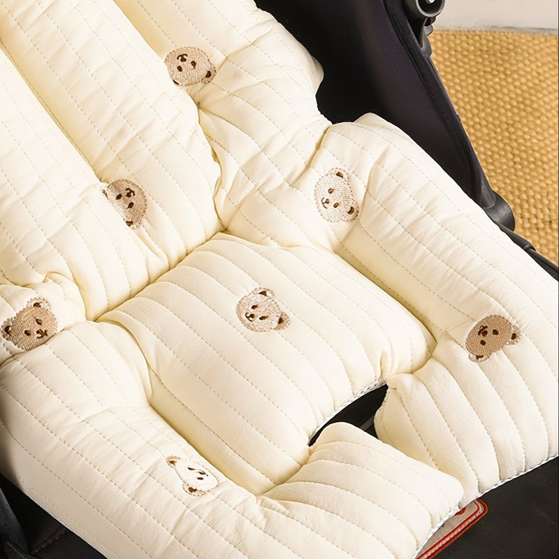 Thickened Pure Cushion For Strollers Baby Carriers And High Chairs Little Bear Suitable For All Seasons - Image 4