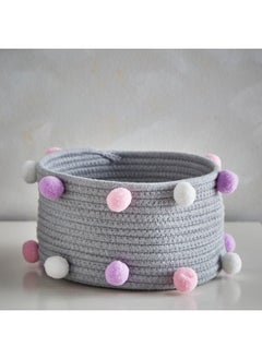 Cotton Rope Storage Basket 27X25X11 Cm - pzsku/Z67DEF1299C7E567E7C12Z/45/_/1720280984/4c13417e-4e1c-4e83-8ca1-9040ee7dd6e4