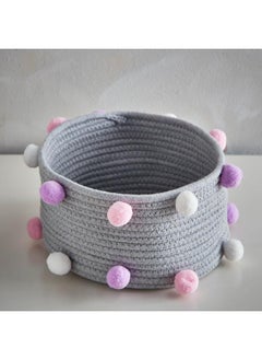 Cotton Rope Storage Basket 27X25X11 Cm - pzsku/Z67DEF1299C7E567E7C12Z/45/_/1720280986/ed8804ec-cea6-4af2-b586-7d8e10cc4039