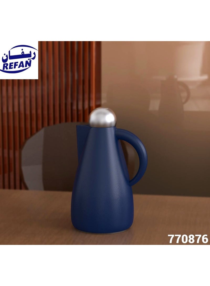 ريفان ترمس للشاي والقهوة من ريفان بتصميم أنيق وعصري 1 لتر