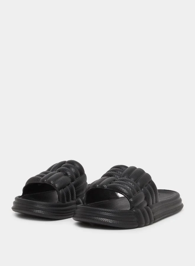 ستايلي Styli Braided Slip-On Flip Flop