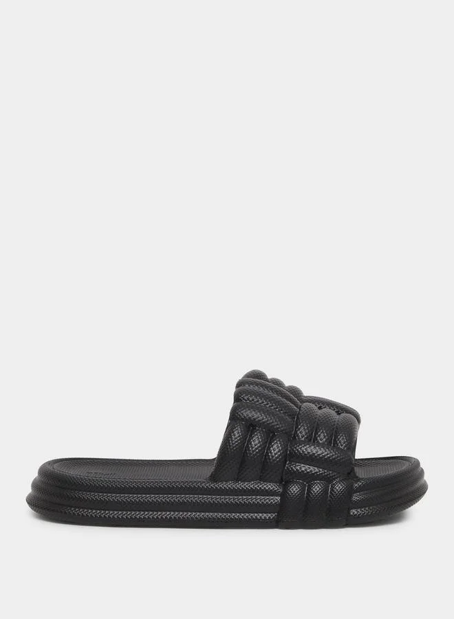 ستايلي Styli Braided Slip-On Flip Flop