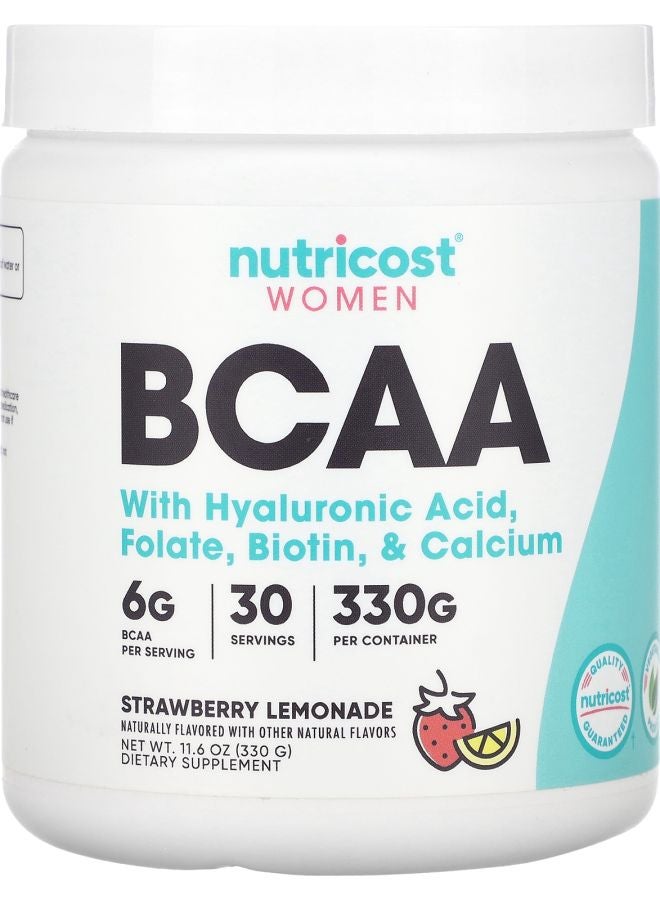 Nutricost Women BCAA Strawberry Lemonade 11.6 oz (330 g)