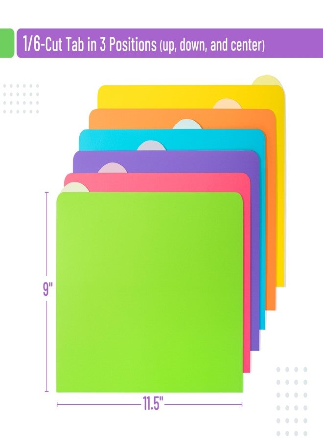 Mr. Pen- Color Block File Folders, Folder for Office School Business, Colored File Folder, - Image 3